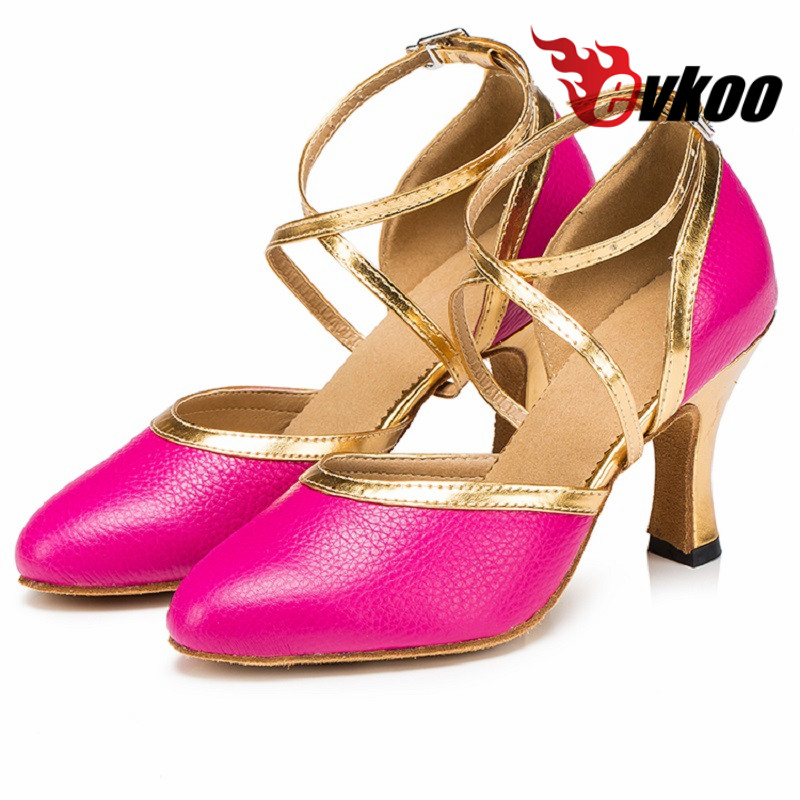 Evkoodance Màu Hồng Với Vàng P - đánh giá và giá Women Shoes Size 4 In Cm