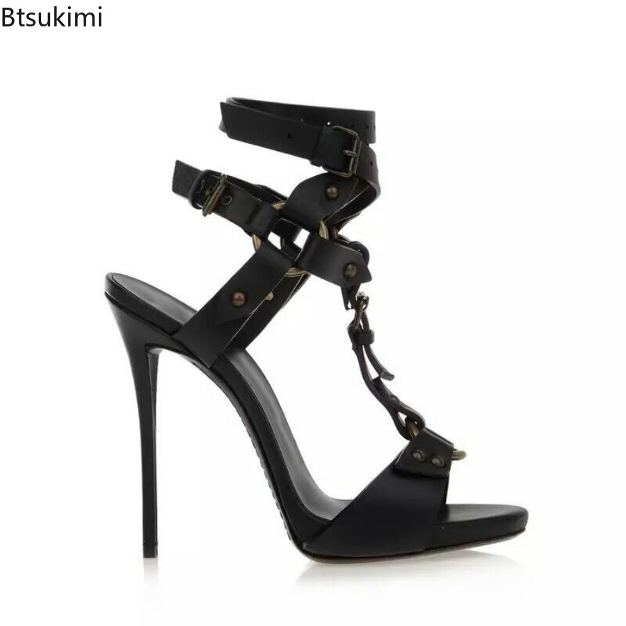 Sexy Circle Cross Strappy Glad - đánh giá và giá Strappy Heeled Sandals