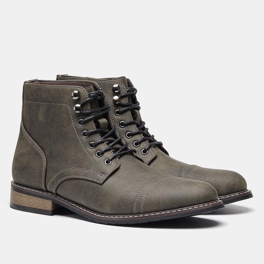 Men's Boots Lace Up Boots For  - đánh giá và giá Block Heel Ankle Boots