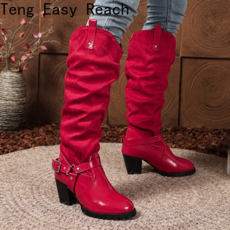 Pleated Women's Knee High Boot - đánh giá và giá Women'S Shoes Easy Street