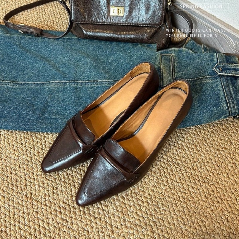 Cozy Med Heels Thick Heels Spr - đánh giá và giá Women Shoes Size 4 In Cm