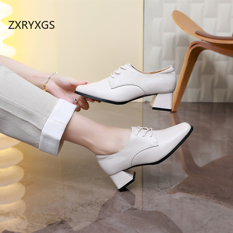 ZXRYXGS 2025  Top Cowhide Lace - đánh giá và giá Women Shoes Size 4 In Cm