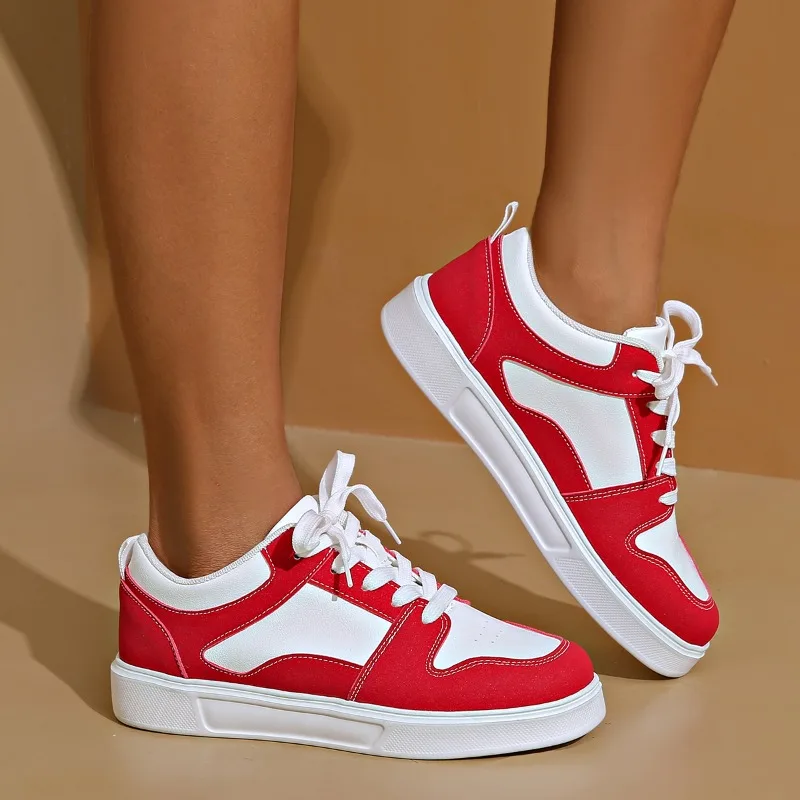 2024 White Red Sports Skate Sh - đánh giá và giá Women Shoes Vans