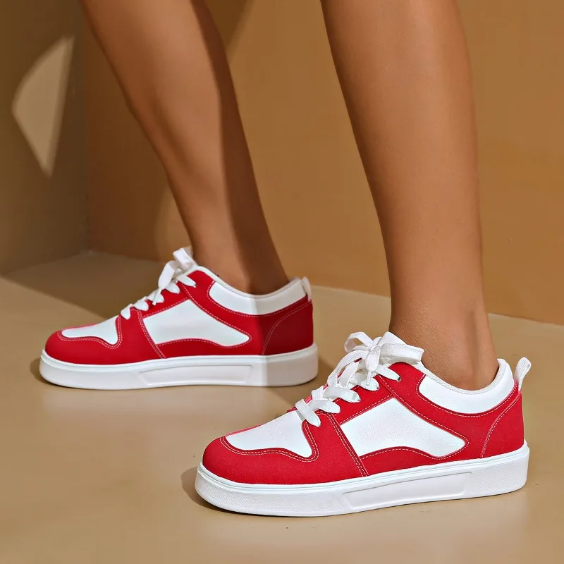 2024 White Red Sports Skate Sh - đánh giá và giá Women Shoes Vans