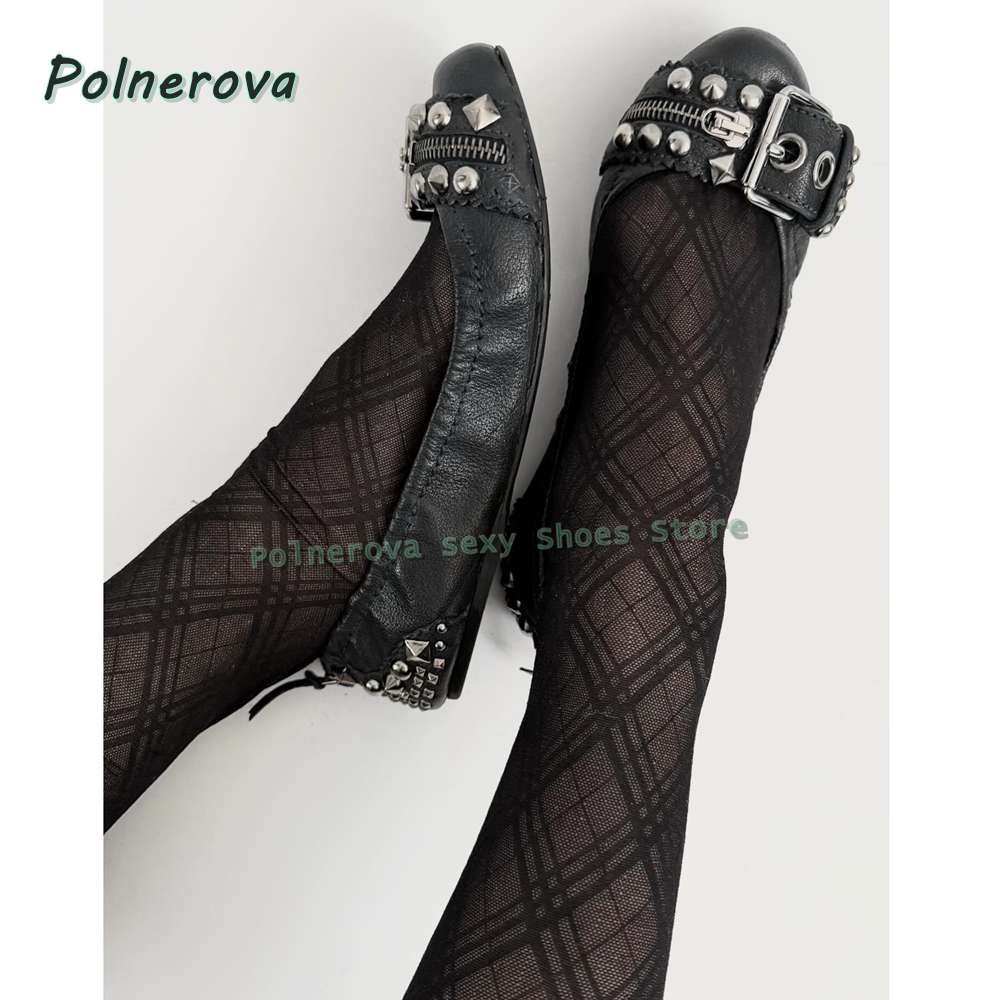 Rivet Belt Buckle Mary Jane Sh - đánh giá và giá Women'S Shoes Large