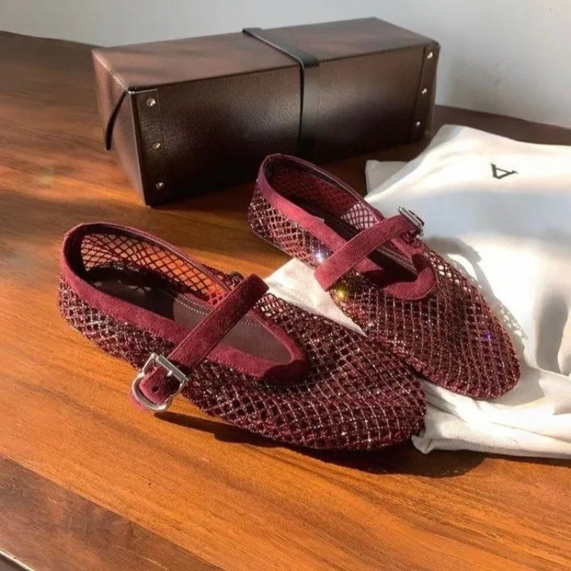 Hollow Rhinestone Baotou Sanda - đánh giá và giá Women'S Shoes Large