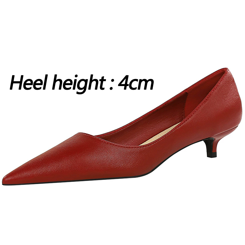 Fashion Pointed Toe Mid Heeled - đánh giá và giá Women Shoes Size 4 In Cm