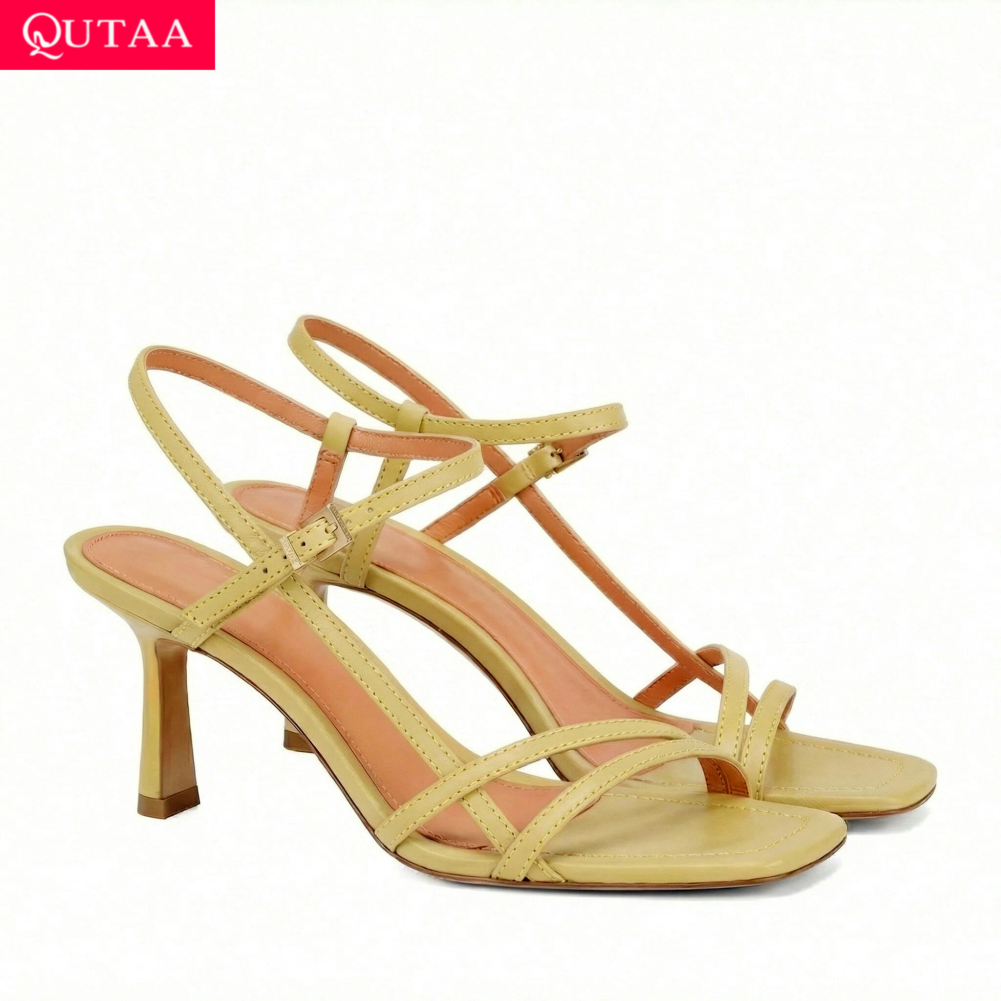 QUTAA Fashion High Heels Women - đánh giá và giá Strappy Heeled Sandals