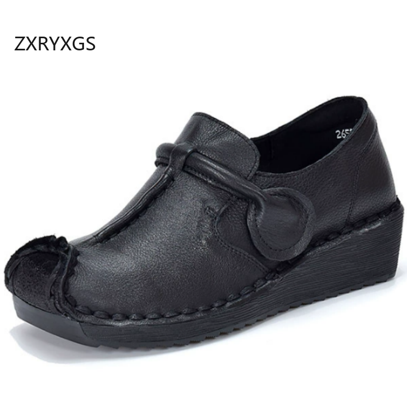 ZXRYXGS Classic Retro Top Laye - đánh giá và giá Women Shoes Size 4 In Cm
