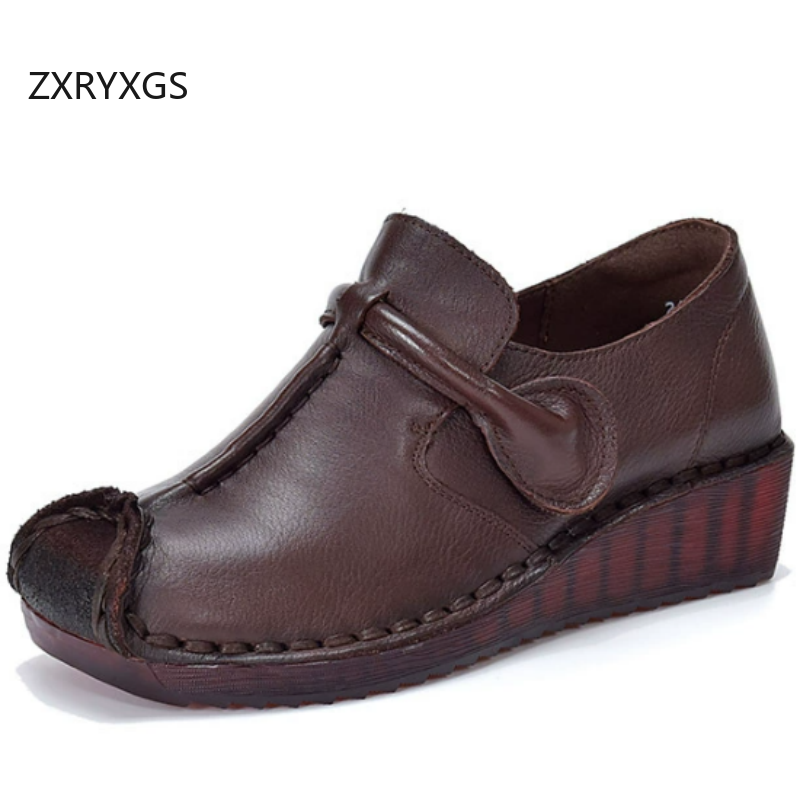 ZXRYXGS Classic Retro Top Laye - đánh giá và giá Women Shoes Size 4 In Cm